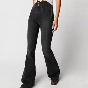 Free People Jayde High Waisted Flare Jeans